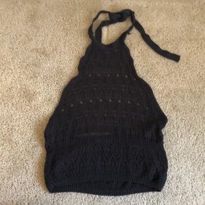 Knit halter top